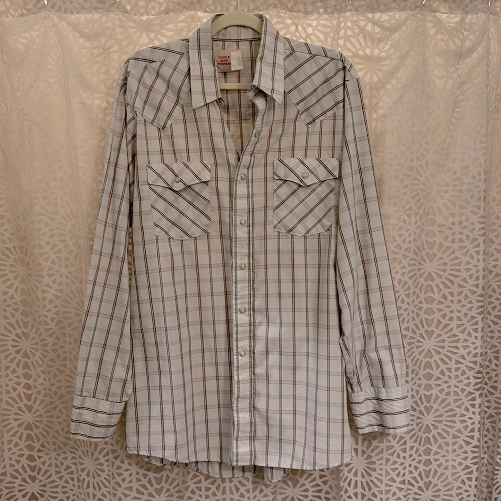 🏜️ Vintage Saddle King Western Pearl Snap Shirt
